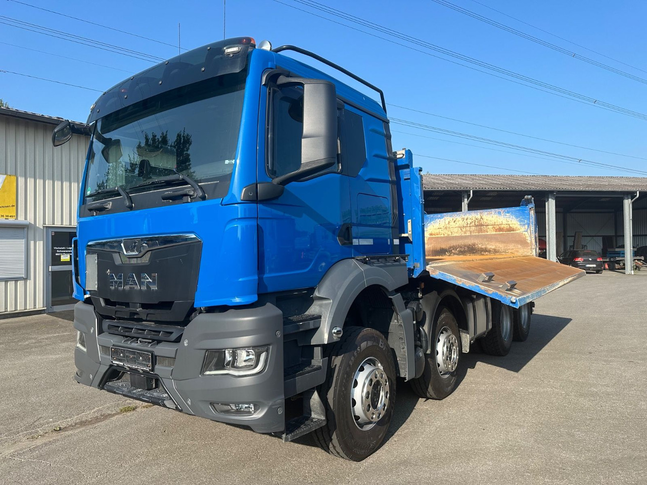 MAN TGS 35.510 8x4 BB Meiller Stahl Bordmatik Pritar - Tipper: picture 1 MAN TGS 35.510 8x4 BB Meiller Stahl Bordmatik Pritar - Tipper: picture 1