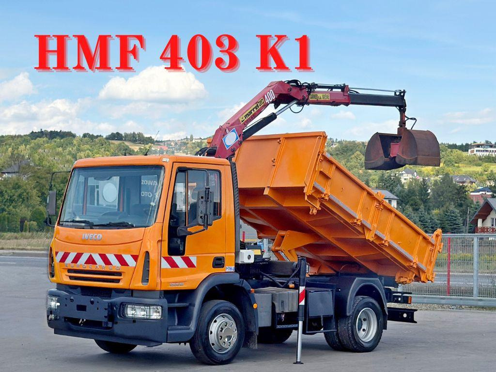 Iveco EUROCARGO 120E18 * HMF 403 K1 * TOPZUSTAND - Tipper van: picture 1 Iveco EUROCARGO 120E18 * HMF 403 K1 * TOPZUSTAND - Tipper van: picture 1
