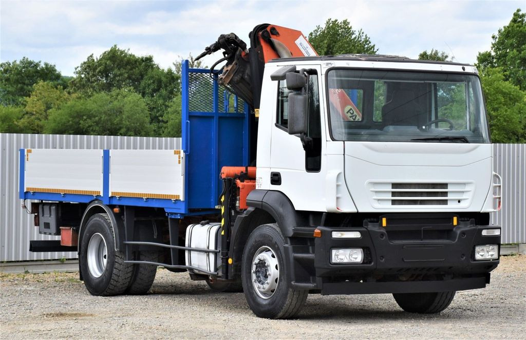 Iveco Eurocargo 180E28 *Pritsche 4,80m + KRAN Iveco Eurocargo 180E28 *Pritsche 4,80m + KRAN - Crane truck: picture 3 Iveco Eurocargo 180E28 *Pritsche 4,80m + KRAN Iveco Eurocargo 180E28 *Pritsche 4,80m + KRAN - Crane truck: picture 3
