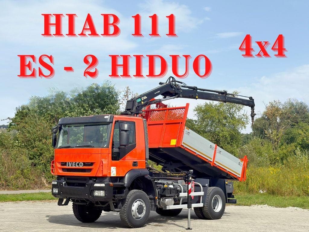 Iveco TRAKKER 190T36 * HIAB 111 ES-2 HIDUO * 4x4 * TOP - Tipper, Crane truck: picture 1 Iveco TRAKKER 190T36 * HIAB 111 ES-2 HIDUO * 4x4 * TOP - Tipper, Crane truck: picture 1
