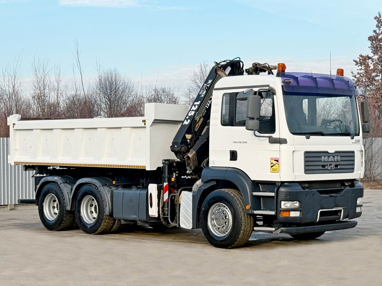 MAN TGA 26.350 * KIPPER 4,90m + TEREX ATLAS * 6x4 * - Tipper, Crane truck: picture 3 MAN TGA 26.350 * KIPPER 4,90m + TEREX ATLAS * 6x4 * - Tipper, Crane truck: picture 3