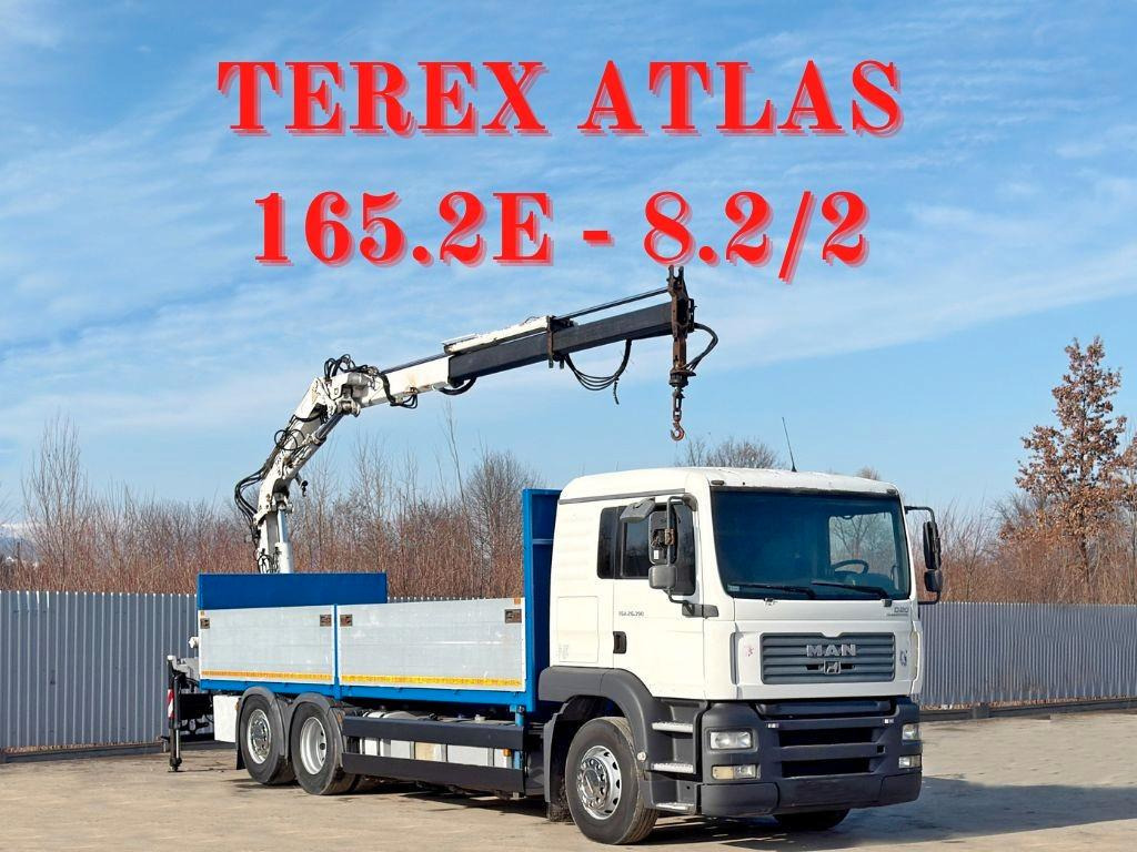 MAN TGA 26.390 * TEREX ATLAS 165.2E - 8.2/2 + FUNK - Crane truck, Dropside/ Flatbed truck: picture 1 MAN TGA 26.390 * TEREX ATLAS 165.2E - 8.2/2 + FUNK - Crane truck, Dropside/ Flatbed truck: picture 1