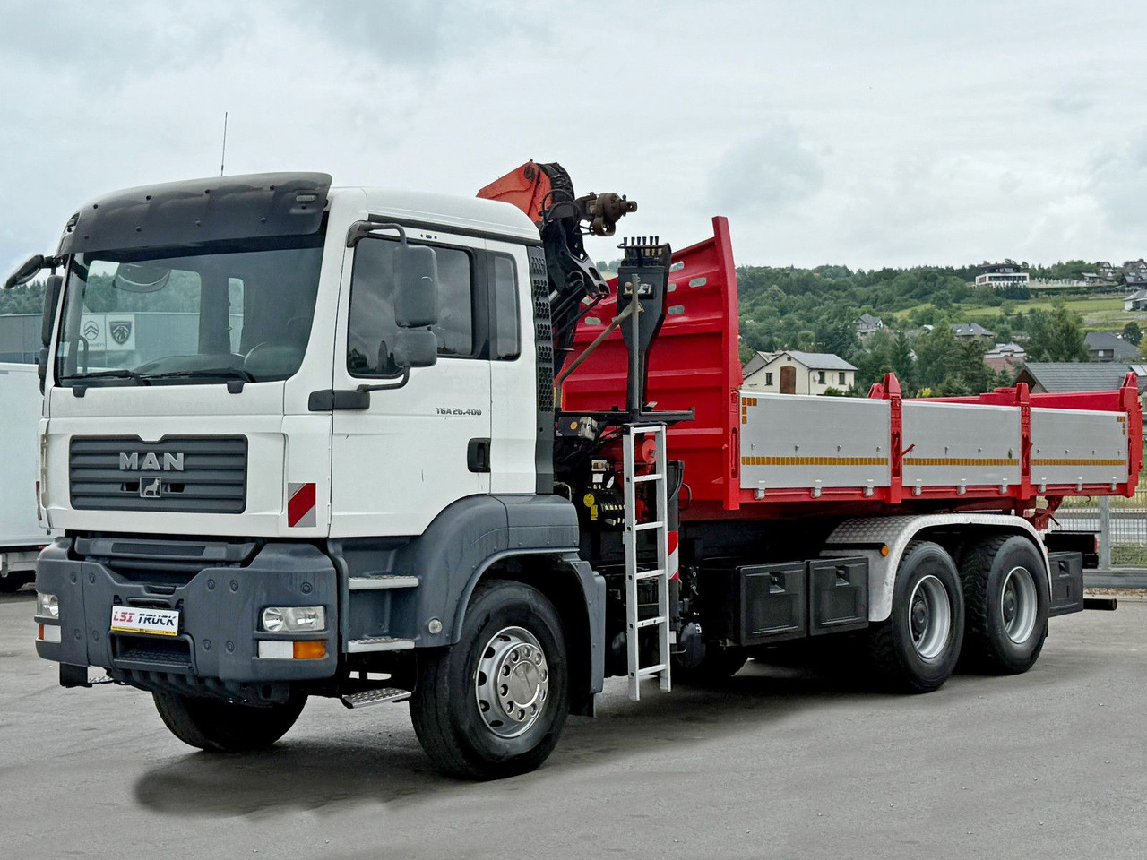 MAN TGA 26.400 * KIPPER 6,00m + PK 15500 * 6x4 * TOP - Crane truck: picture 3 MAN TGA 26.400 * KIPPER 6,00m + PK 15500 * 6x4 * TOP - Crane truck: picture 3
