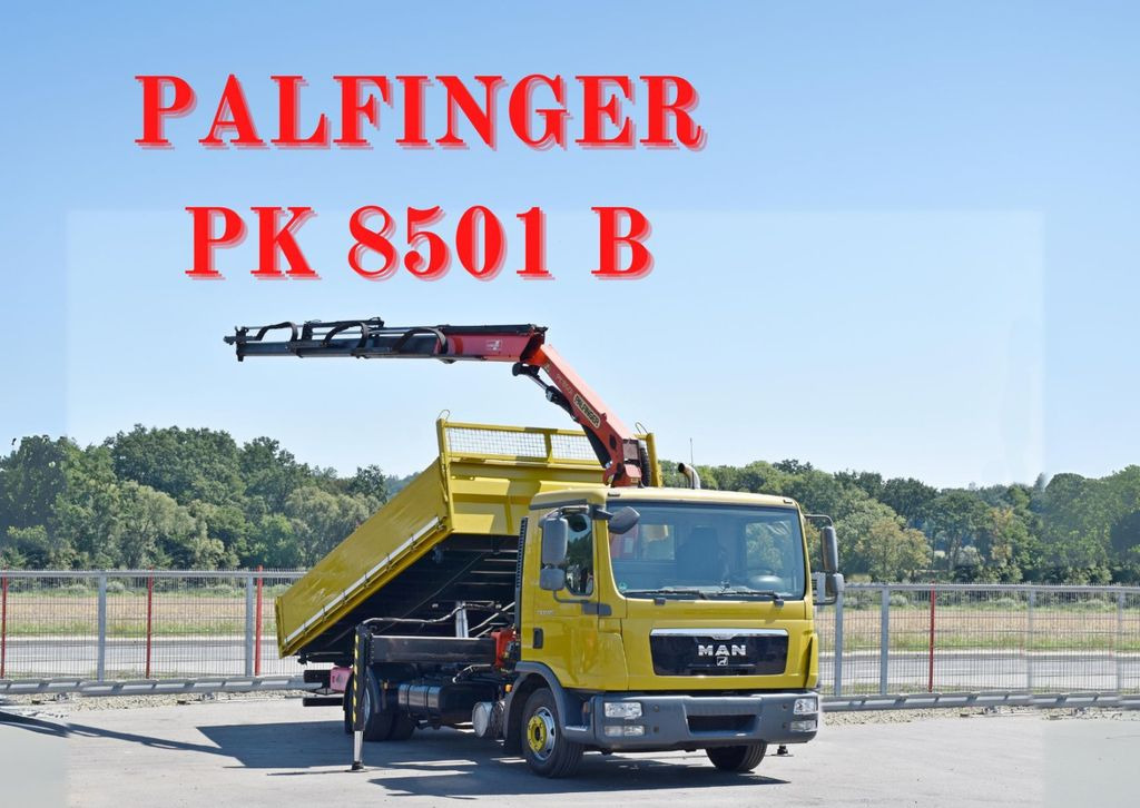 MAN TGL 12.220 Kipper 5,05 m + PK 8501 B *TOPZUSTAND - Tipper, Crane truck: picture 1 MAN TGL 12.220 Kipper 5,05 m + PK 8501 B *TOPZUSTAND - Tipper, Crane truck: picture 1