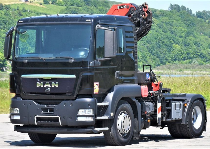 MAN TGS 18.400 Sattelzugmaschine + KRAN /FUNK MAN TGS 18.400 Sattelzugmaschine + KRAN /FUNK - Crane truck, Tractor unit: picture 4 MAN TGS 18.400 Sattelzugmaschine + KRAN /FUNK MAN TGS 18.400 Sattelzugmaschine + KRAN /FUNK - Crane truck, Tractor unit: picture 4