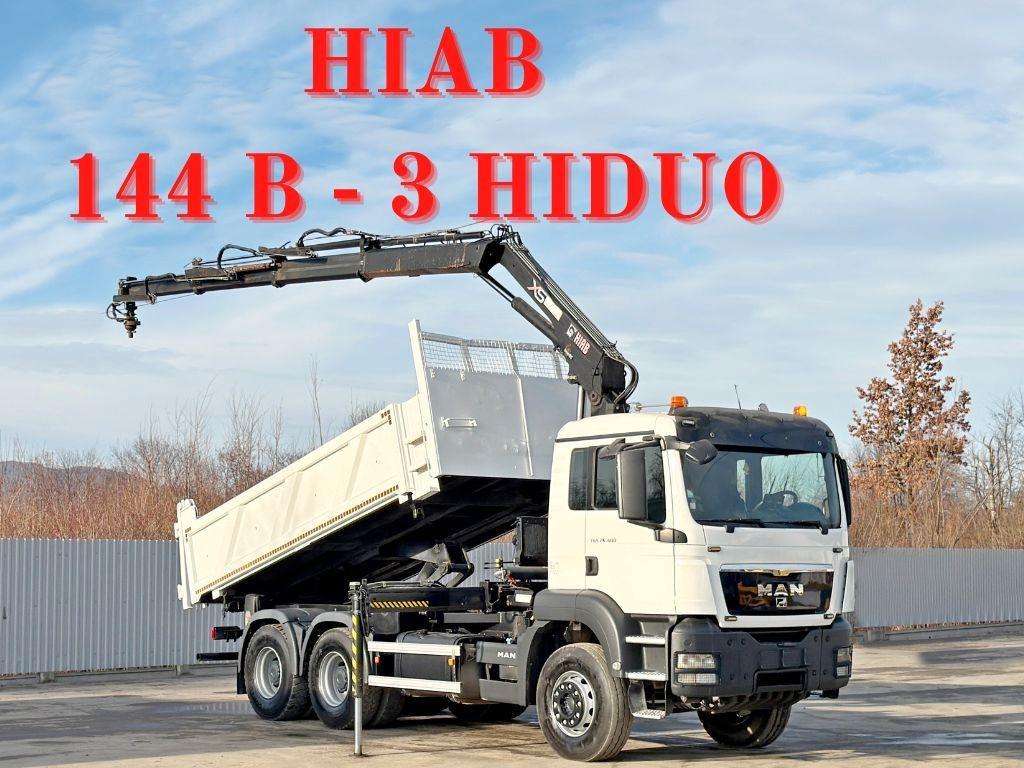 MAN TGS 26.400 * HIAB 144 B - 3 HIDUO + FUNK * 6x4 - Crane truck: picture 1 MAN TGS 26.400 * HIAB 144 B - 3 HIDUO + FUNK * 6x4 - Crane truck: picture 1