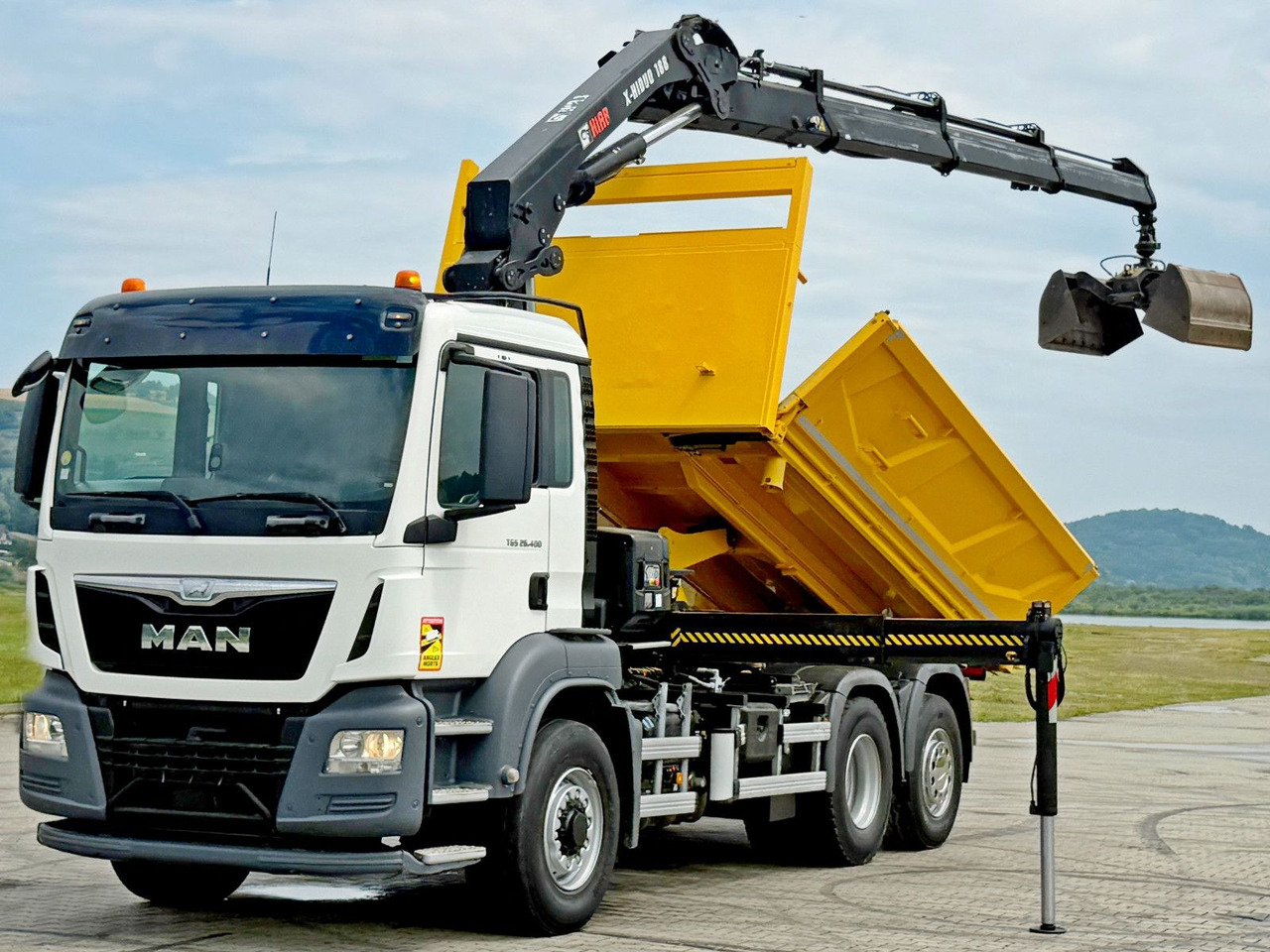 MAN TGS 26.400 * HIAB X-HIDUO 188 E-3 + FUNK * 6x4 - Crane truck: picture 3 MAN TGS 26.400 * HIAB X-HIDUO 188 E-3 + FUNK * 6x4 - Crane truck: picture 3