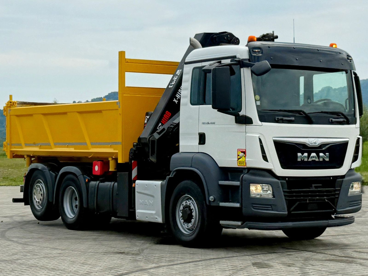 MAN TGS 26.400 * HIAB X-HIDUO 188 E-3 + FUNK * 6x4 - Crane truck: picture 4 MAN TGS 26.400 * HIAB X-HIDUO 188 E-3 + FUNK * 6x4 - Crane truck: picture 4
