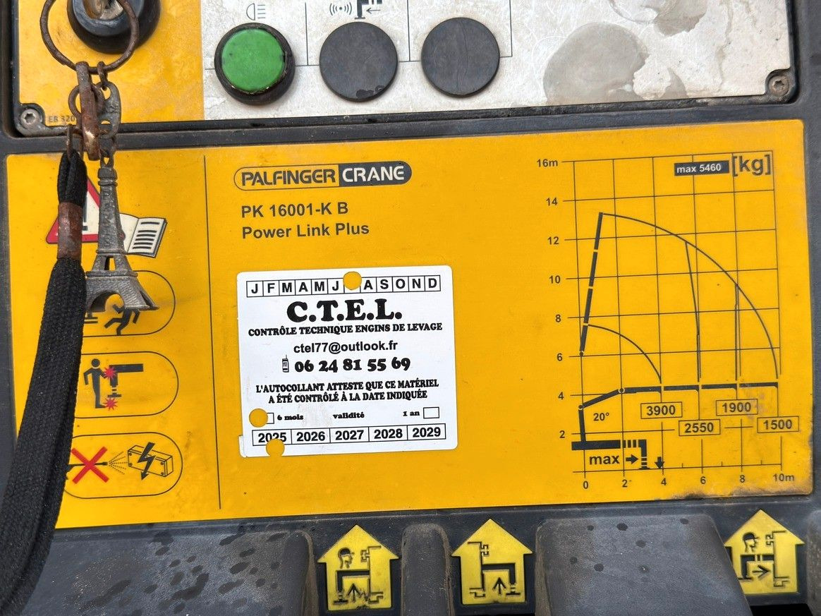 Tipper, Crane truck MAN TGS 26.400 * PALFINGER PK 16001 K + FUNK * 6x4: picture 9