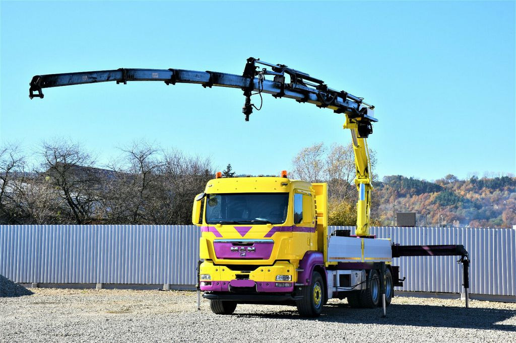 MAN TGS 28.440 Pritsche 5,60* HMF 3000 K5 + FUNK ! - Crane truck: picture 2 MAN TGS 28.440 Pritsche 5,60* HMF 3000 K5 + FUNK ! - Crane truck: picture 2