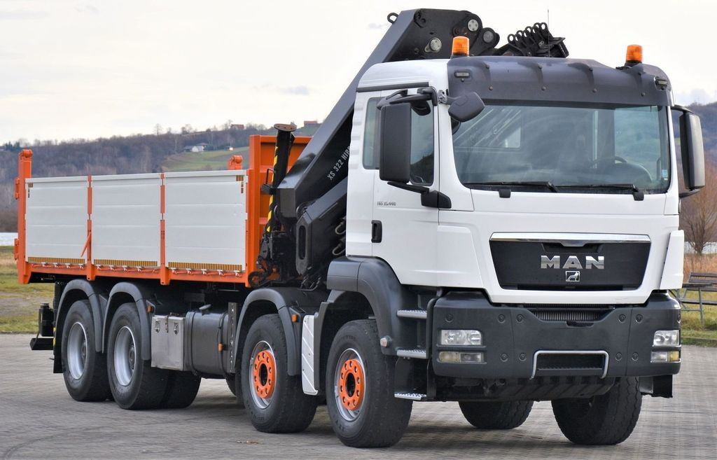 MAN TGS 35.440 * HIAB 322 EP-5HIPRO+FUNK / 8x4! - Crane truck, Tipper: picture 4 MAN TGS 35.440 * HIAB 322 EP-5HIPRO+FUNK / 8x4! - Crane truck, Tipper: picture 4