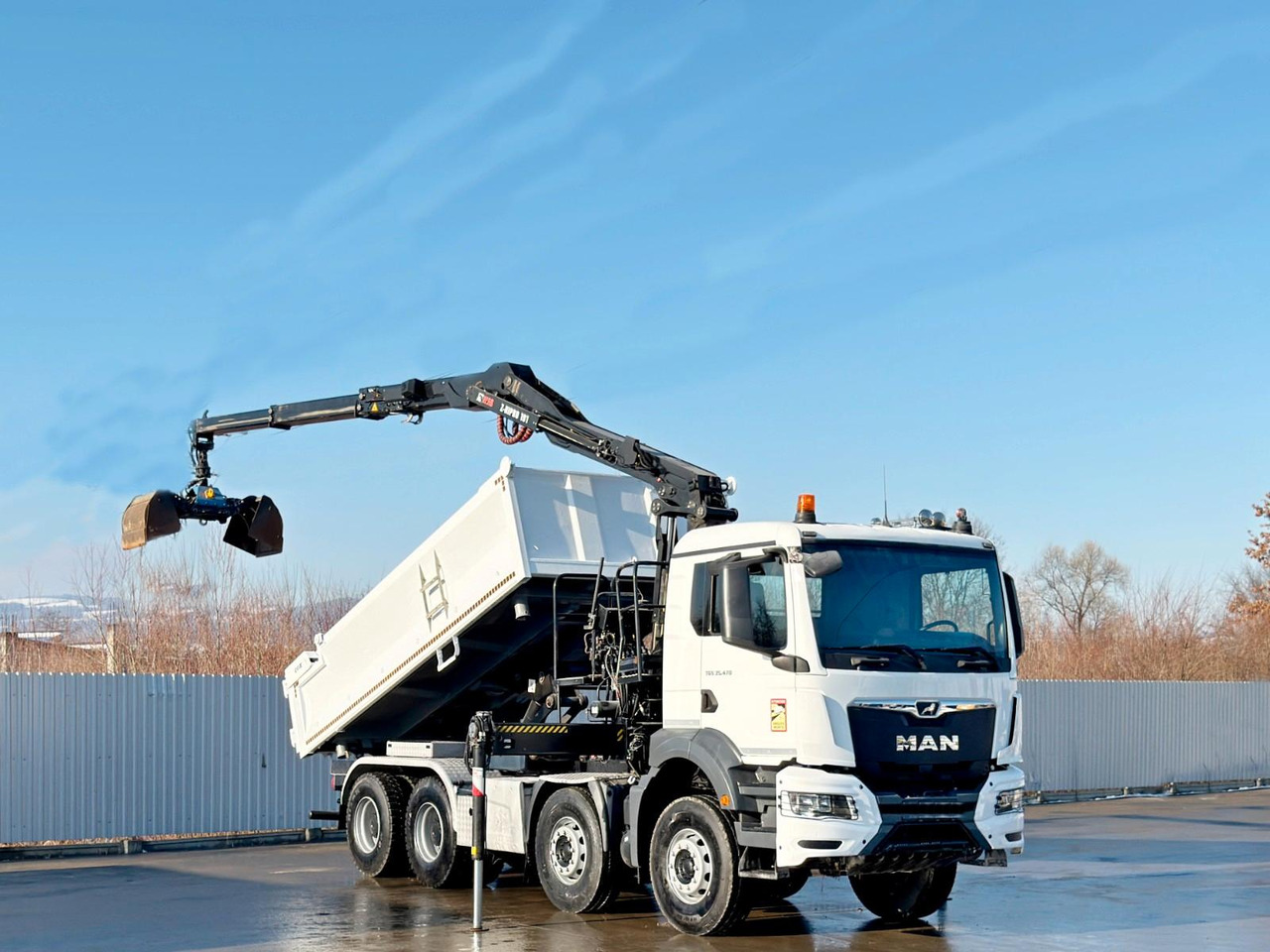 MAN TGS 35.470 * KIPPER 5,10m + KRAN * TOPZUSTAND - Tipper, Crane truck: picture 2 MAN TGS 35.470 * KIPPER 5,10m + KRAN * TOPZUSTAND - Tipper, Crane truck: picture 2