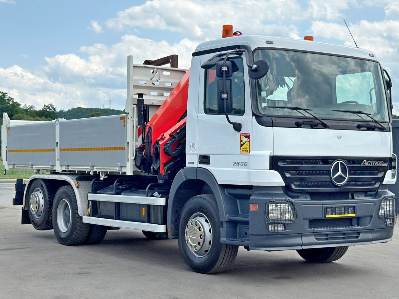 Mercedes-Benz ACTROS 2536* KIPPER 5,30m * PK 15500 + FUNK* TOP - Crane truck: picture 3 Mercedes-Benz ACTROS 2536* KIPPER 5,30m * PK 15500 + FUNK* TOP - Crane truck: picture 3