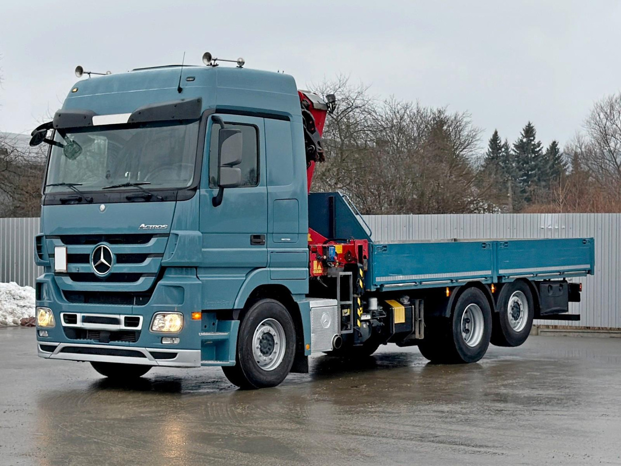 Mercedes-Benz ACTROS 2548* HMF 3000 - K3 * TOPZUSTAND - Crane truck, Dropside/ Flatbed truck: picture 4 Mercedes-Benz ACTROS 2548* HMF 3000 - K3 * TOPZUSTAND - Crane truck, Dropside/ Flatbed truck: picture 4