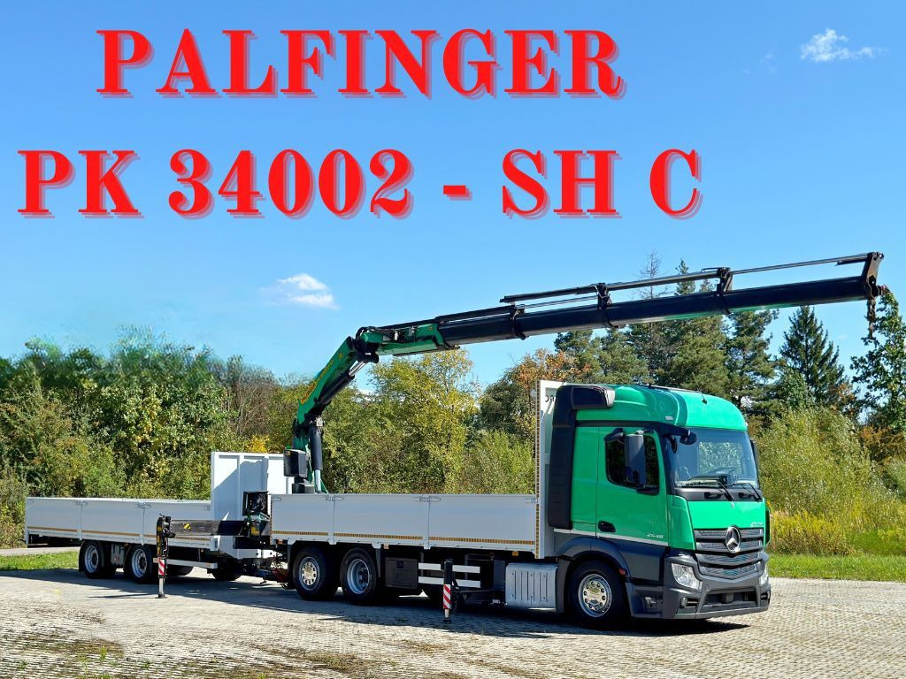 Mercedes-Benz ACTROS 2654* PK 34002 - SH C/FUNK+Anhänger* TOP - Crane truck: picture 1 Mercedes-Benz ACTROS 2654* PK 34002 - SH C/FUNK+Anhänger* TOP - Crane truck: picture 1