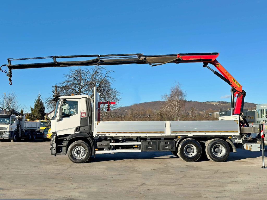 Renault C 380 *PRITSCHE 6,80m * PK 18002-EH C + FUNK*6x4 - Crane truck, Dropside/ Flatbed truck: picture 5 Renault C 380 *PRITSCHE 6,80m * PK 18002-EH C + FUNK*6x4 - Crane truck, Dropside/ Flatbed truck: picture 5