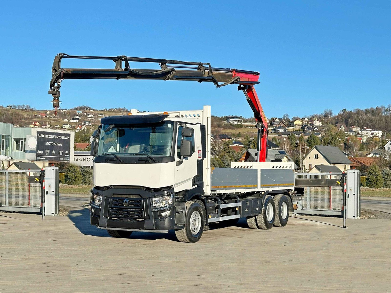 Renault C 380 *PRITSCHE 6,80m * PK 18002-EH C + FUNK*6x4 - Crane truck: picture 2 Renault C 380 *PRITSCHE 6,80m * PK 18002-EH C + FUNK*6x4 - Crane truck: picture 2