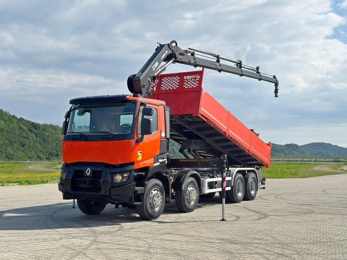 Renault C 430 *KIPPER 6,80m* HIAB X-HIDUO 188 ES-4 * 8x4 - Tipper, Crane truck: picture 2 Renault C 430 *KIPPER 6,80m* HIAB X-HIDUO 188 ES-4 * 8x4 - Tipper, Crane truck: picture 2