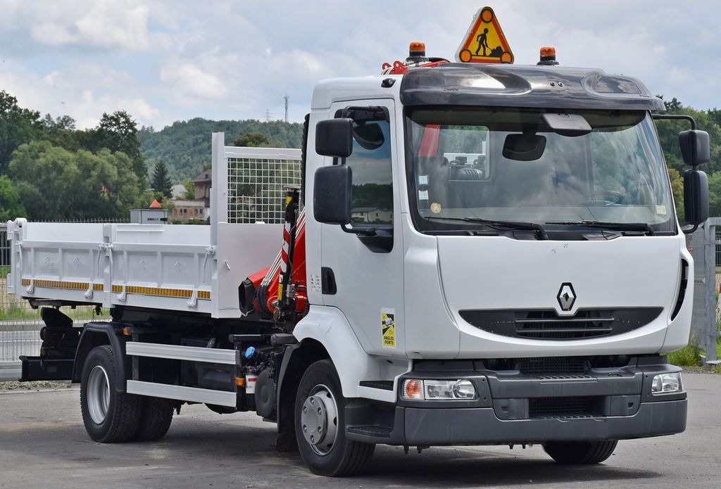 Renault MIDLUM 220 DXI *KIPPER 4,20m *FASSI F65A.22 - Crane truck, Tipper: picture 3 Renault MIDLUM 220 DXI *KIPPER 4,20m *FASSI F65A.22 - Crane truck, Tipper: picture 3