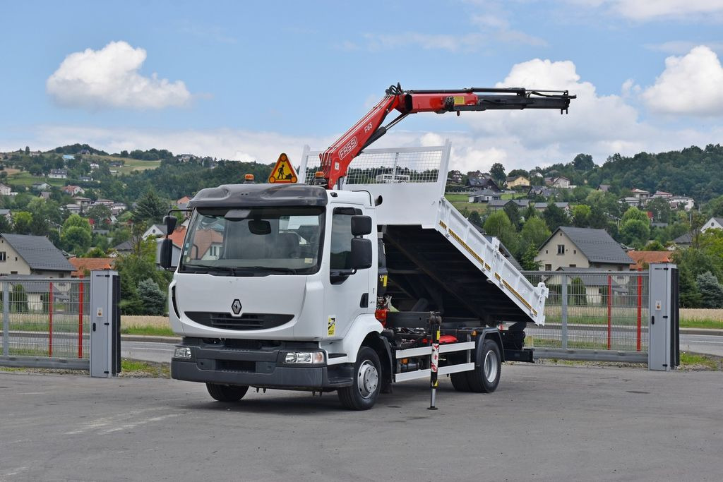 Renault MIDLUM 220 DXI *KIPPER 4,20m *FASSI F65A.22 - Crane truck, Tipper: picture 2 Renault MIDLUM 220 DXI *KIPPER 4,20m *FASSI F65A.22 - Crane truck, Tipper: picture 2