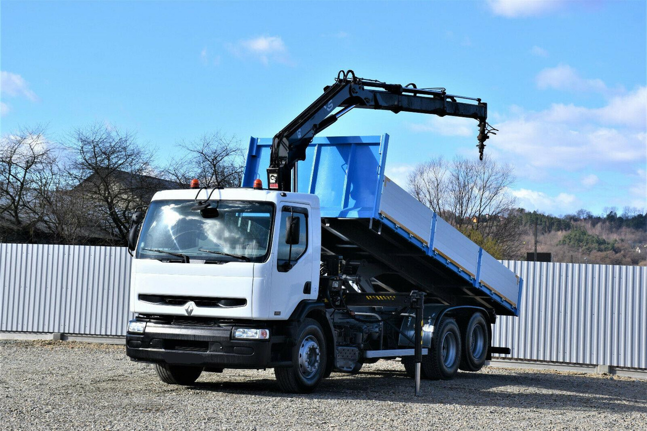Renault Premium 320 *KIPPER 6,30m+HIAB 122B-2 DUO - Tipper, Crane truck: picture 1 Renault Premium 320 *KIPPER 6,30m+HIAB 122B-2 DUO - Tipper, Crane truck: picture 1