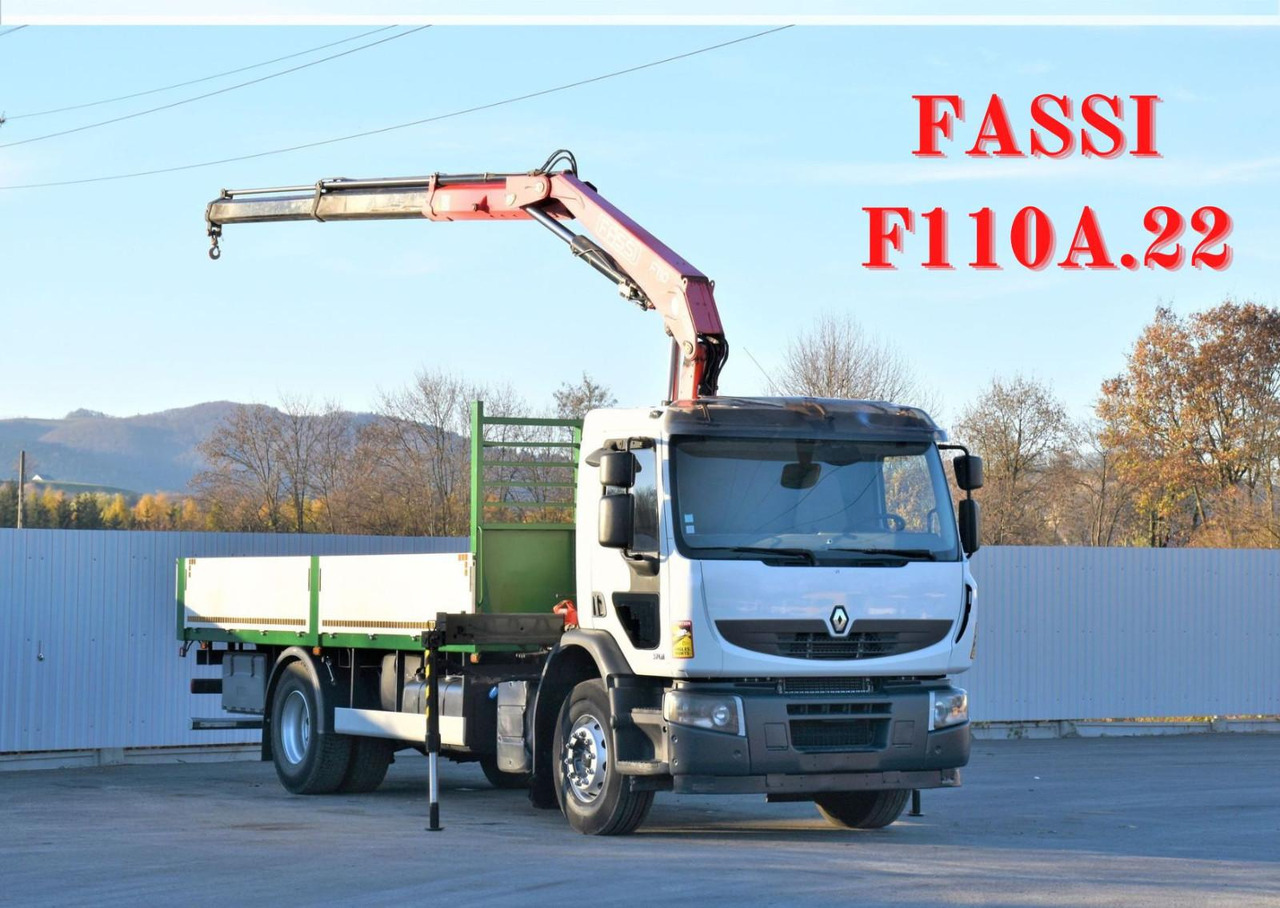 Renault Premium 370* FASSI F110A.22 * TOPZUSTAND - Crane truck: picture 1 Renault Premium 370* FASSI F110A.22 * TOPZUSTAND - Crane truck: picture 1