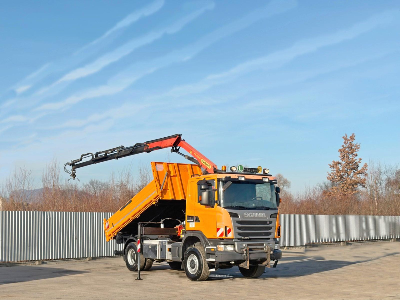 Scania G 360 * KIPPER 4,15m * PALFINGER PK 11002/ 4x4 - Crane truck: picture 2 Scania G 360 * KIPPER 4,15m * PALFINGER PK 11002/ 4x4 - Crane truck: picture 2