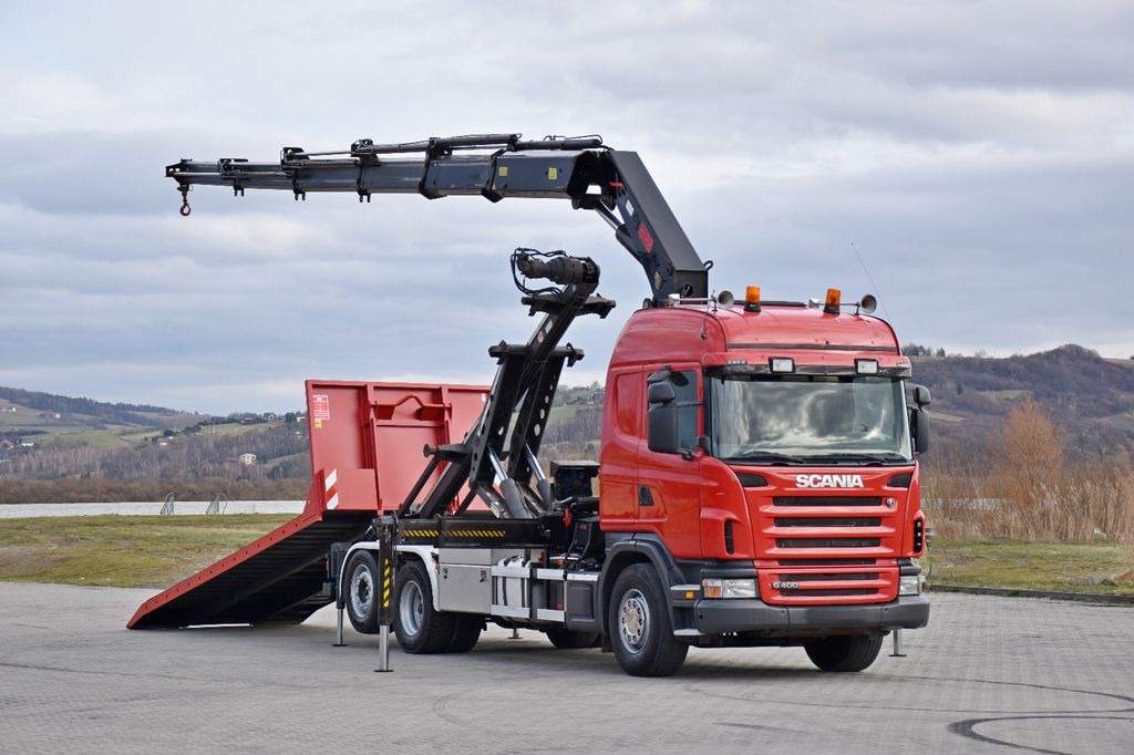 Scania G 400 * Abschleppwagen 6,40m* KRAN + FUNK * TOP - Tow truck: picture 2 Scania G 400 * Abschleppwagen 6,40m* KRAN + FUNK * TOP - Tow truck: picture 2