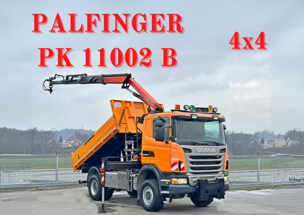 Scania G360 Kipper 4,10m *PK 11002 B + FUNK *4x4 - Tipper, Crane truck: picture 1 Scania G360 Kipper 4,10m *PK 11002 B + FUNK *4x4 - Tipper, Crane truck: picture 1