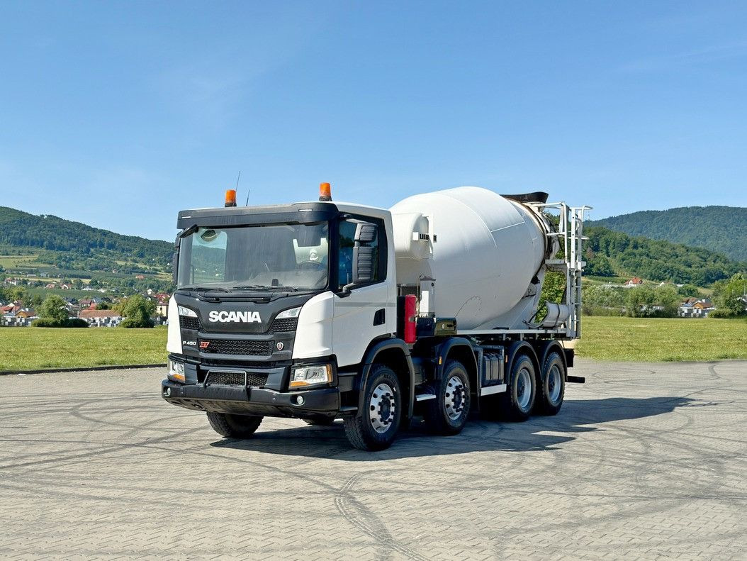Scania P 450 * Betonmischer * 8x4 * TOPZUSTAND - Concrete mixer truck: picture 1 Scania P 450 * Betonmischer * 8x4 * TOPZUSTAND - Concrete mixer truck: picture 1