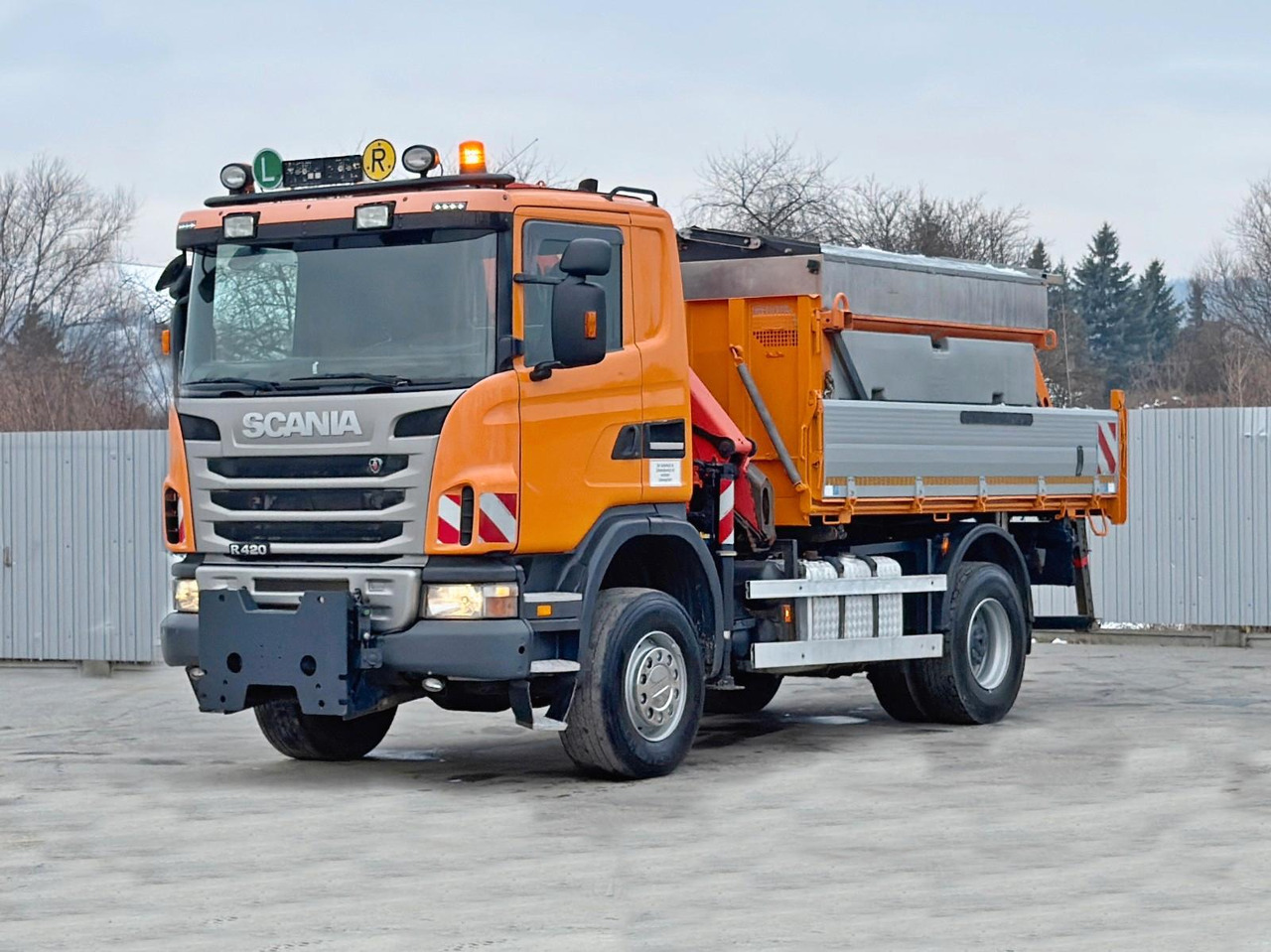 Crane truck Scania R 420 * PK 11002/FUNK * sandblaste: picture 7
