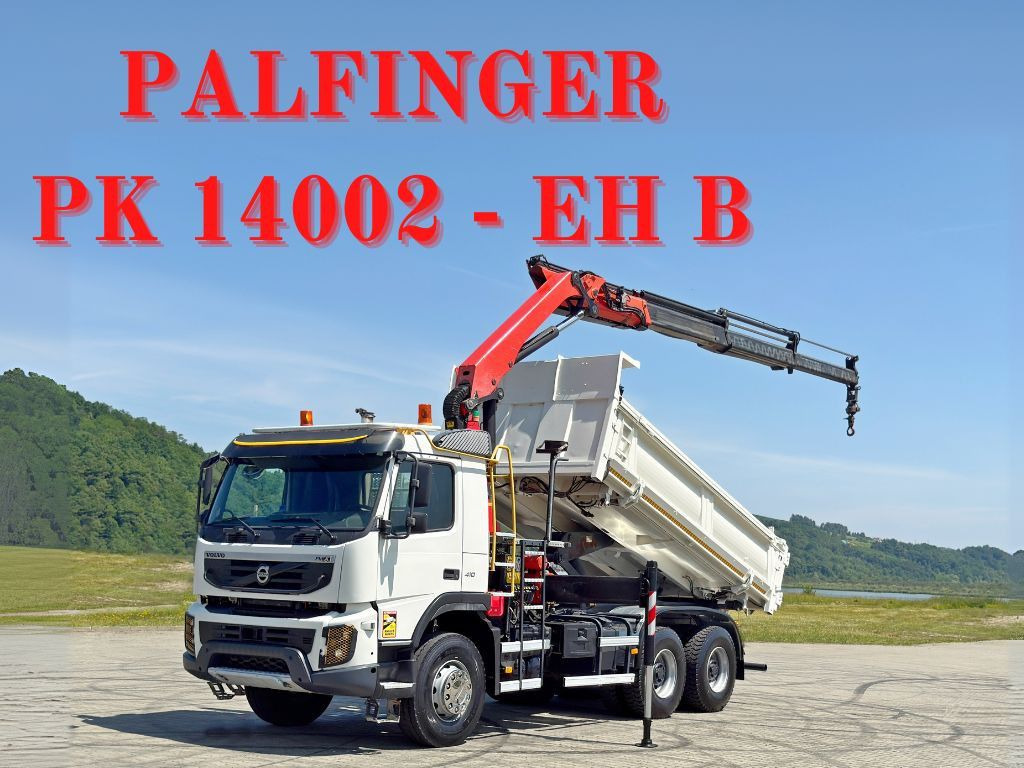 Volvo FMX 410 Kipper 4,70m *PK 14002-EH B/FUNK *6x4 - Crane truck: picture 1 Volvo FMX 410 Kipper 4,70m *PK 14002-EH B/FUNK *6x4 - Crane truck: picture 1