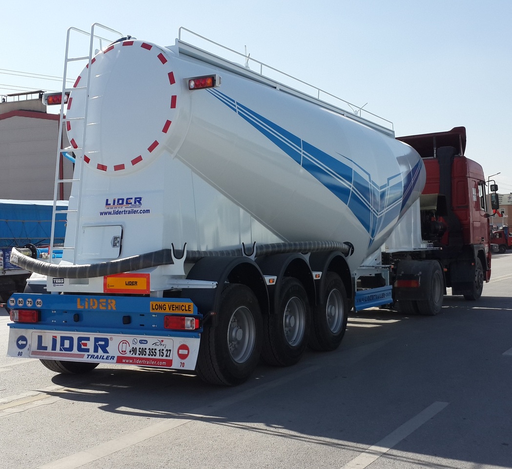 New Tanker semi-trailer for transportation of cement LIDER 2024 MODEL NEW CEMENT TANKER: picture 11