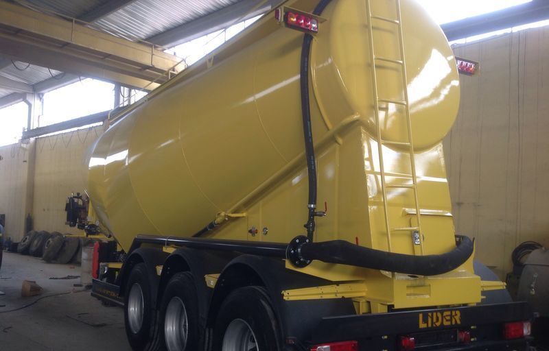 New Tanker semi-trailer for transportation of cement LIDER 2024 MODEL NEW CEMENT TANKER: picture 6