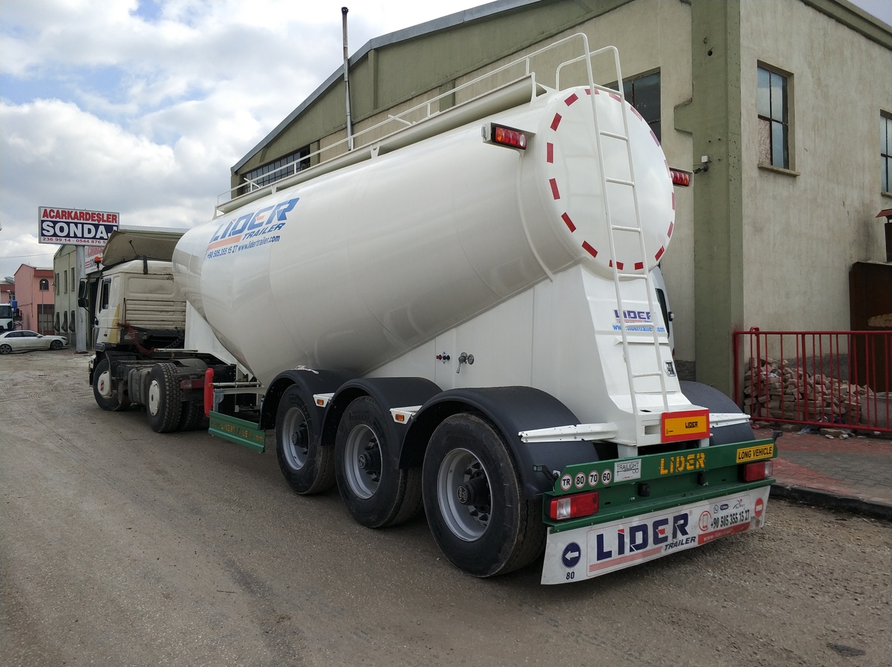 New Tanker semi-trailer for transportation of cement LIDER 2024 MODEL NEW CEMENT TANKER: picture 14