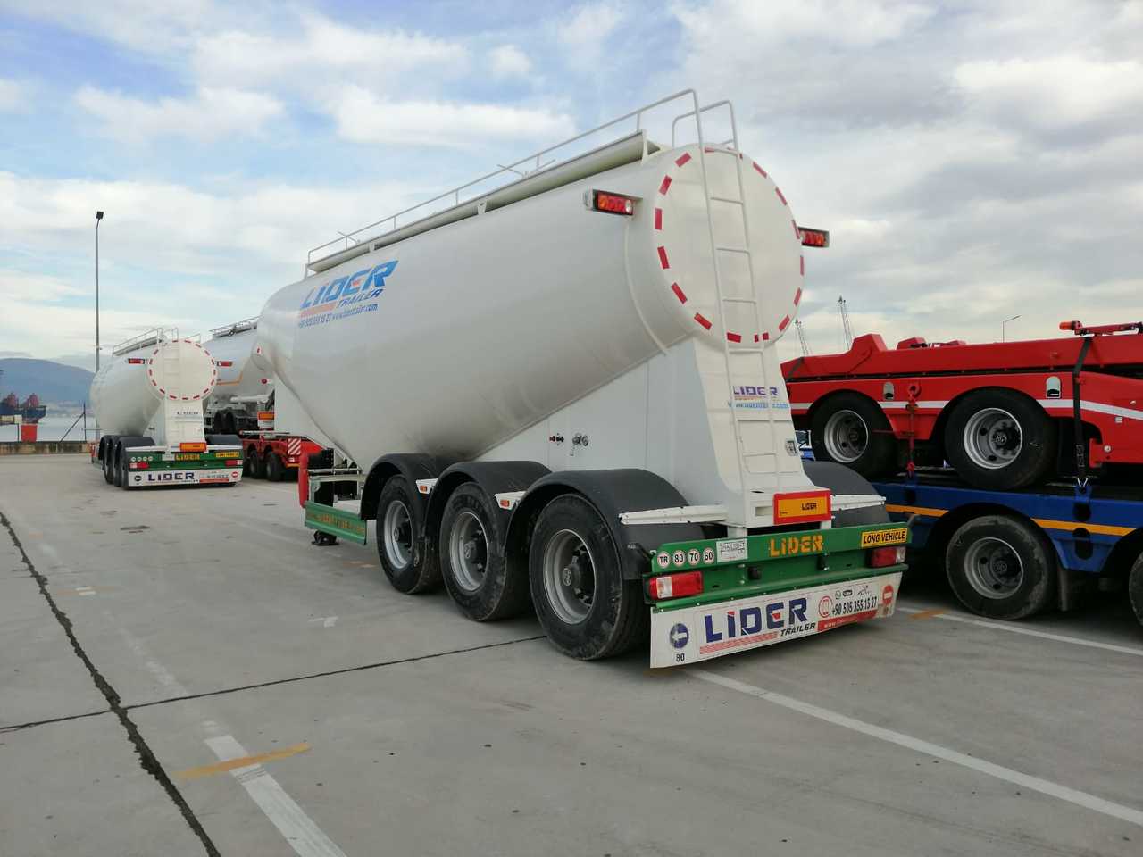 New Tanker semi-trailer for transportation of cement LIDER 2024 MODEL NEW CEMENT TANKER: picture 16
