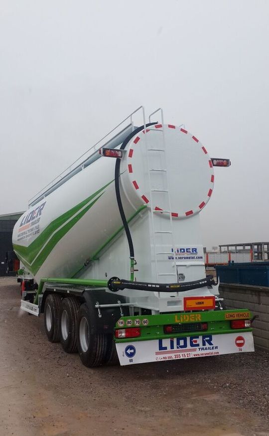 New Tanker semi-trailer for transportation of cement LIDER 2024 NEW 80 TONS CAPACITY FROM MANUFACTURER READY IN STOCK: picture 14