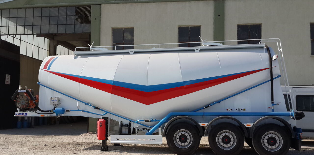 New Tanker semi-trailer for transportation of cement LIDER 2025 NEW 80 TONS CAPACITY FROM MANUFACTURER READY IN STOCK: picture 8