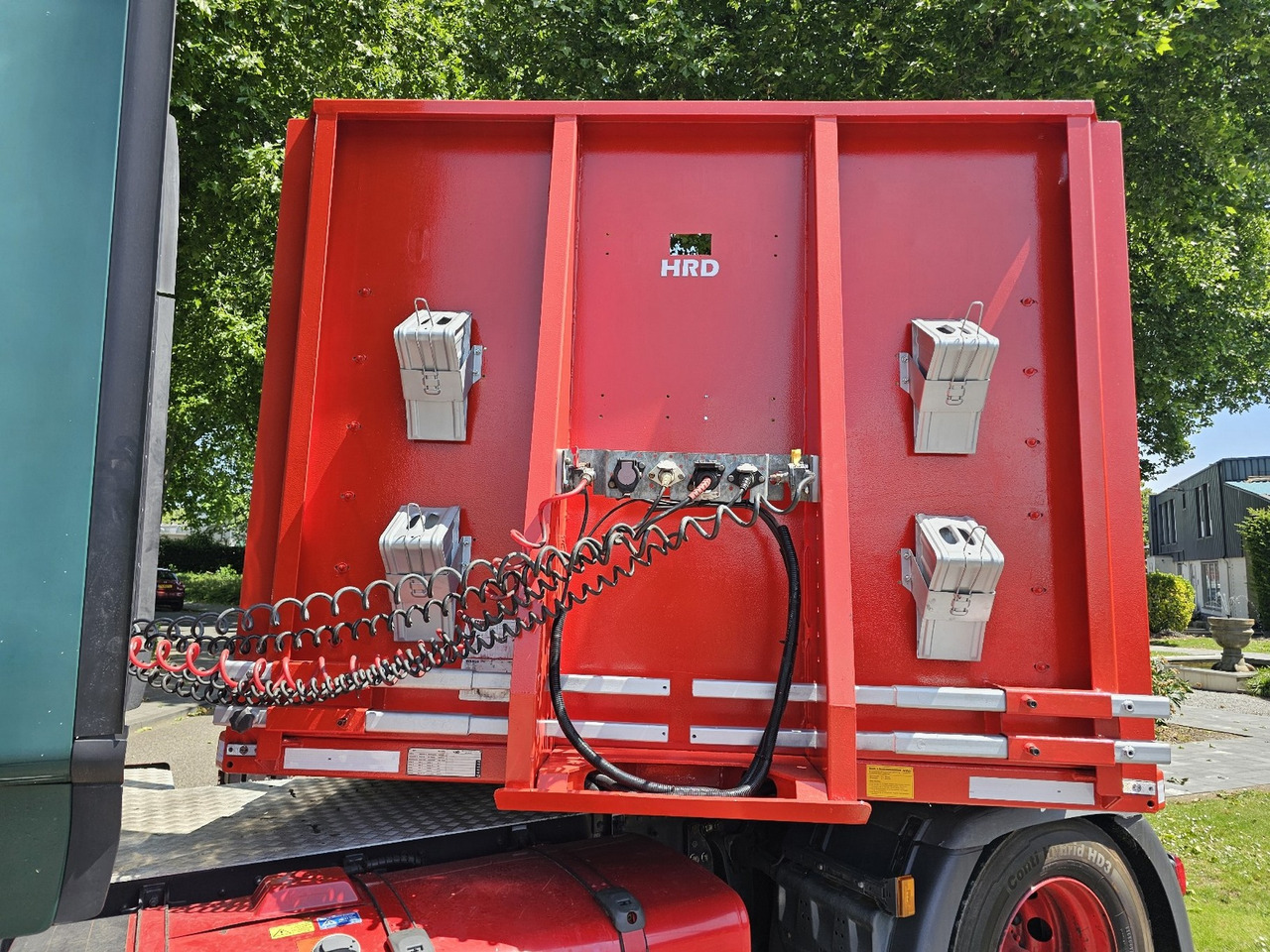 Dropside/ Flatbed semi-trailer HRD SPTM4N Mega Telesopic: picture 7