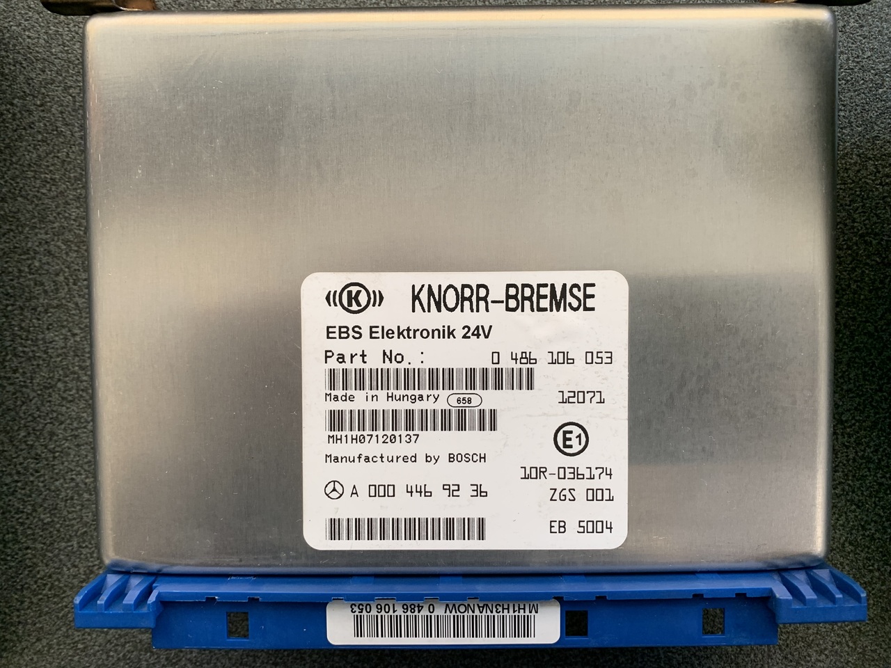 Electrical system for Truck ELECTRONIC CONTROL UNITS ACTROS MP4: picture 11 Electrical system for Truck ELECTRONIC CONTROL UNITS ACTROS MP4: picture 11