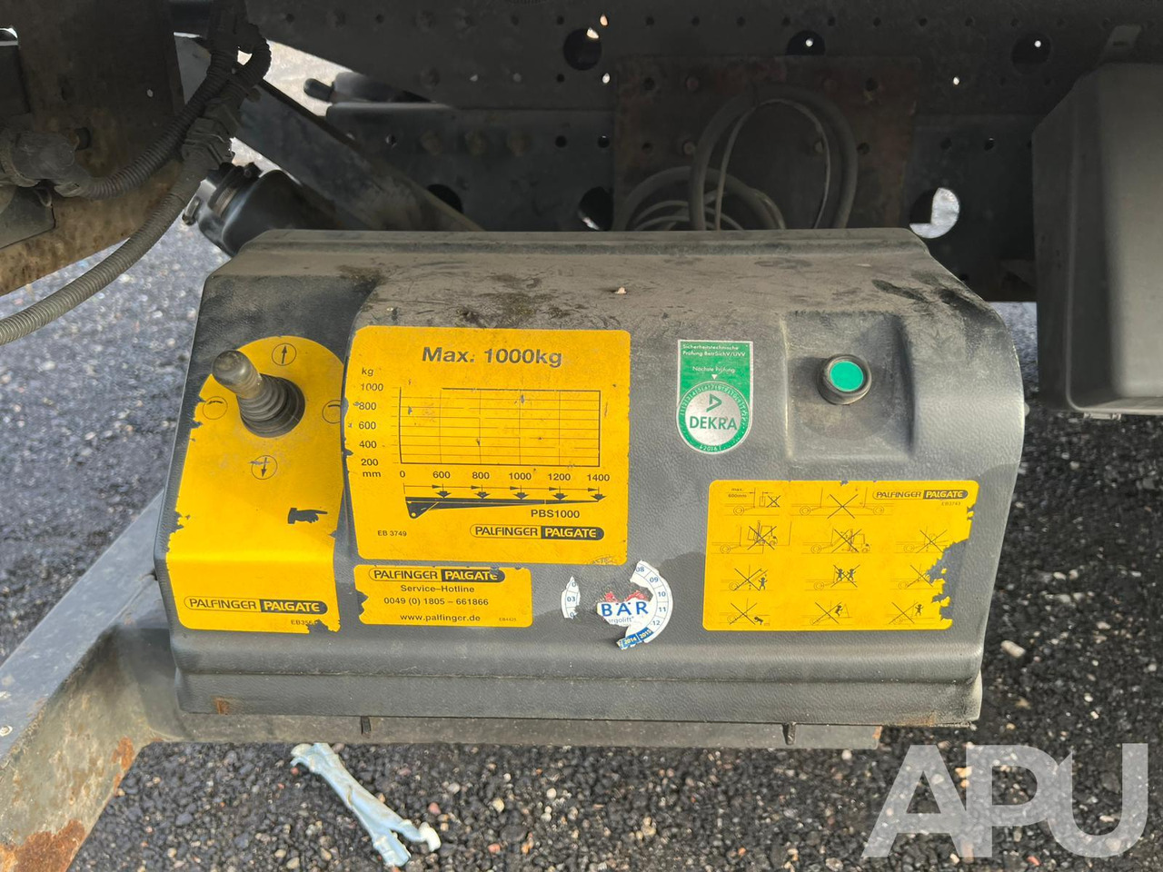 Box truck Mercedes-Benz ATEGO 818 winda: picture 13