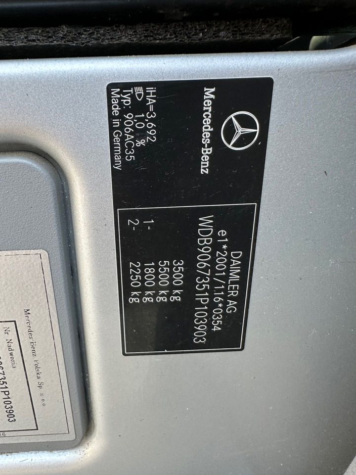 Meredes-Benz Sprinter 319 Bluetec 9 osobowy - Passenger van: picture 4 Meredes-Benz Sprinter 319 Bluetec 9 osobowy - Passenger van: picture 4