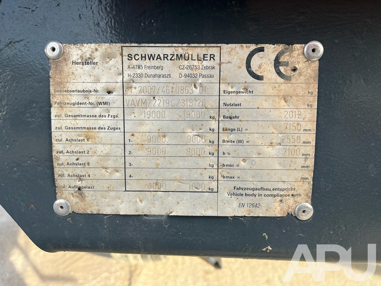 Tipper trailer PRZYCZEPA SCHWARZMÜLLER: picture 8