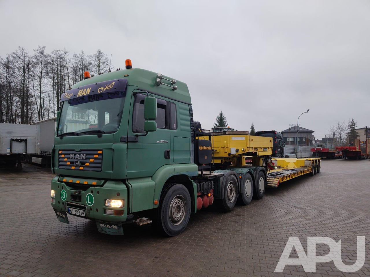 Man 26.463+ Goldhofer Tiefbett kpl - Tractor unit, Low loader semi-trailer: picture 1 Man 26.463+ Goldhofer Tiefbett kpl - Tractor unit, Low loader semi-trailer: picture 1