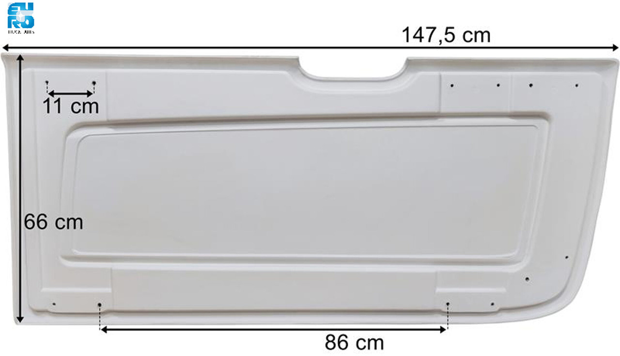 MAN TGX ZIJSKIRT SET WB 3600MM E6 PRIMER INCL.BEUGEL 000060a - Body and exterior for Truck: picture 2 MAN TGX ZIJSKIRT SET WB 3600MM E6 PRIMER INCL.BEUGEL 000060a - Body and exterior for Truck: picture 2