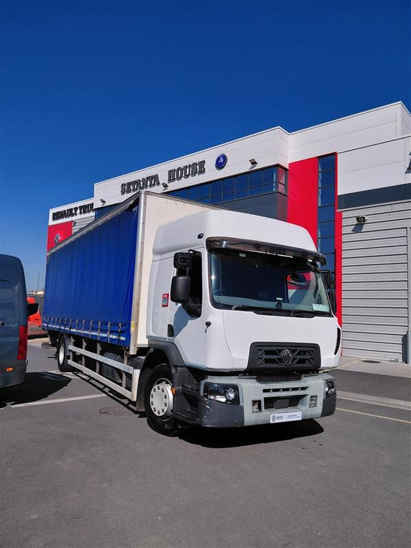2 x Renault 2019 D 18 WIDE - Curtain side truck: picture 1 2 x Renault 2019 D 18 WIDE - Curtain side truck: picture 1