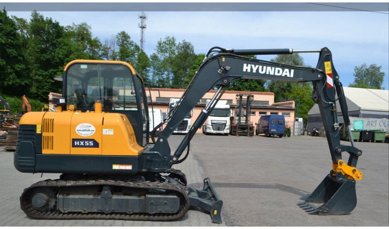 Hyundai HX55 Mini lánctalpas forgókotró - Mini excavator: picture 4 Hyundai HX55 Mini lánctalpas forgókotró - Mini excavator: picture 4