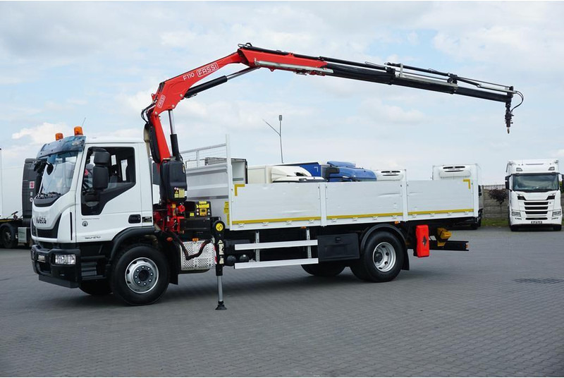 Iveco EUROCARGO / 160-21 / SKRZYNIOWY + HDS / FASSI F110 / ROTATOR / P - Open body delivery van: picture 4 Iveco EUROCARGO / 160-21 / SKRZYNIOWY + HDS / FASSI F110 / ROTATOR / P - Open body delivery van: picture 4