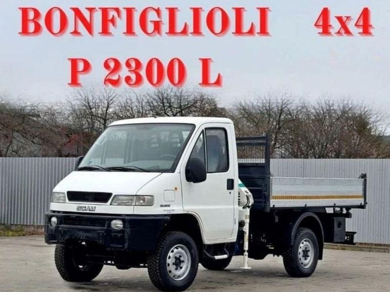 Iveco SCAM SM 35 *Pritsche 3,00m + KRAN - Open body delivery van: picture 1 Iveco SCAM SM 35 *Pritsche 3,00m + KRAN - Open body delivery van: picture 1