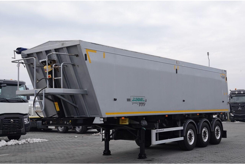 Janmil WYWROTKA / 42 m3 / TYŁ KLAPA / SAF / OŚ PODNOSZONA / ALUFELGI / - Tipper semi-trailer: picture 1 Janmil WYWROTKA / 42 m3 / TYŁ KLAPA / SAF / OŚ PODNOSZONA / ALUFELGI / - Tipper semi-trailer: picture 1